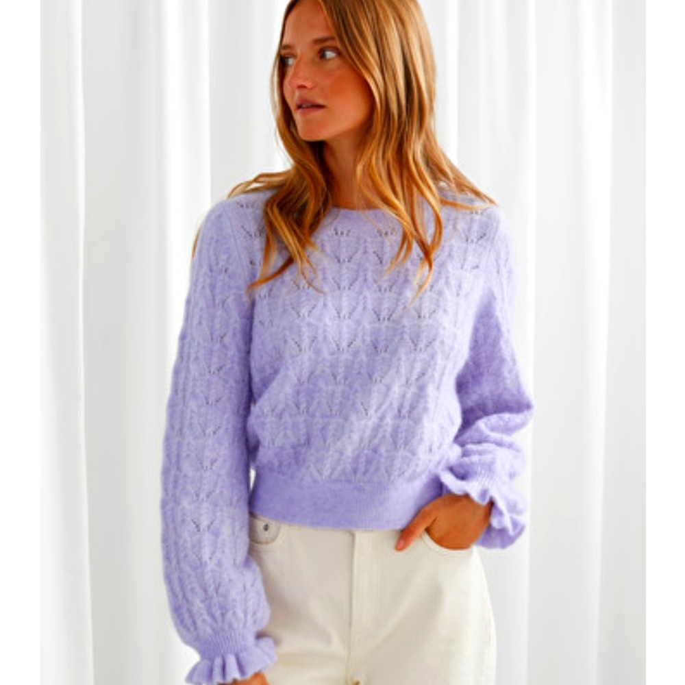 & Other Stories Lilac Sweater